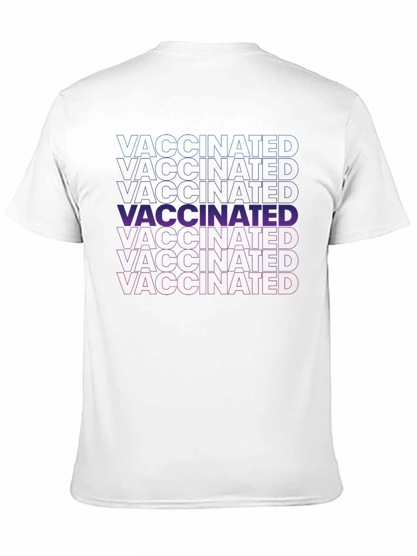 Vaccinated Basic Graphic T-Shirt – Daily Comfort In Soft Cotton