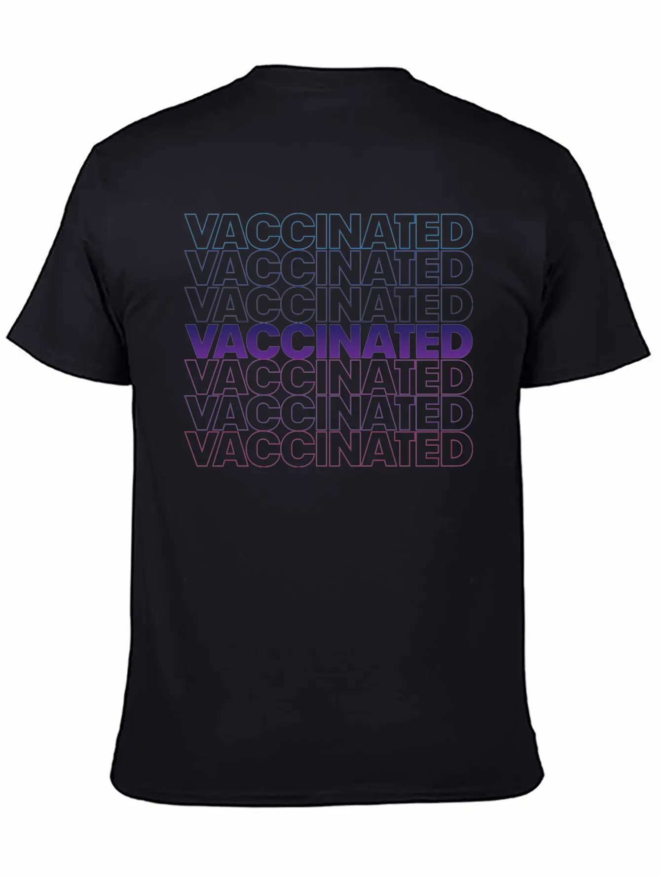 Vaccinated Basic Graphic T-Shirt – Daily Comfort In Soft Cotton