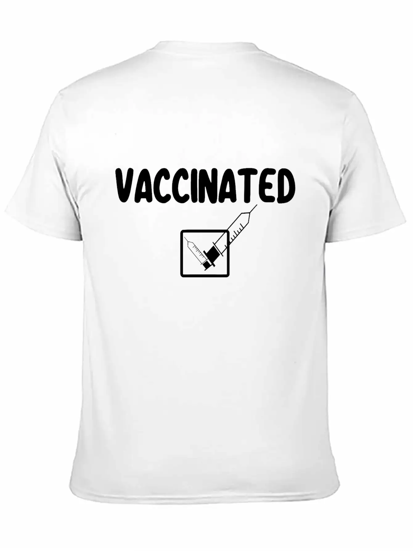 Vaccinated Check Mark Vaccine I Got Vaccinated Stylish Everyday T-Shirt – Unisex Basic Cotton Tee