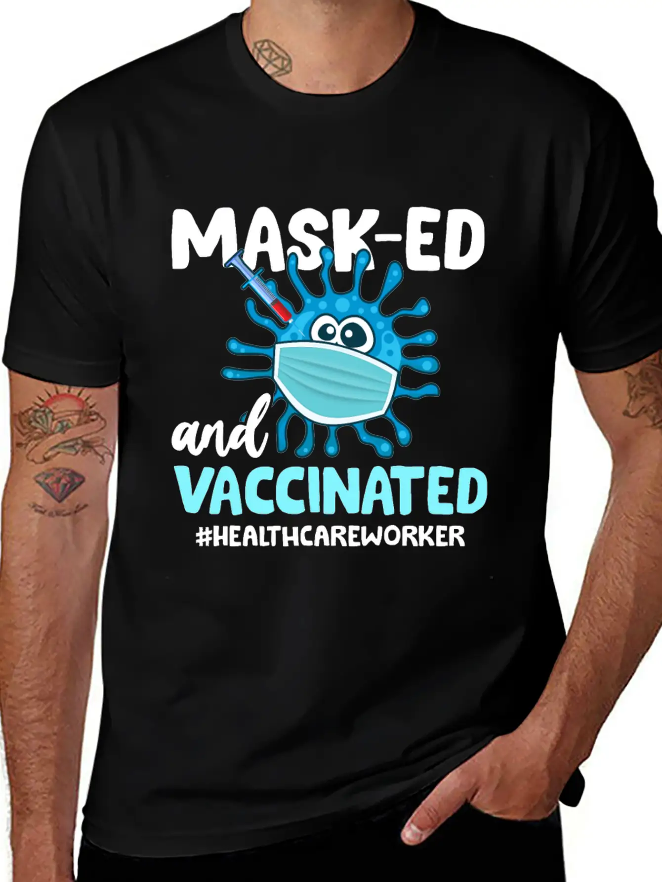 Vaccination 2021 - Being Vaccinated Saves Lives Essential Cotton Tee For Daily Outfits – Unisex Style