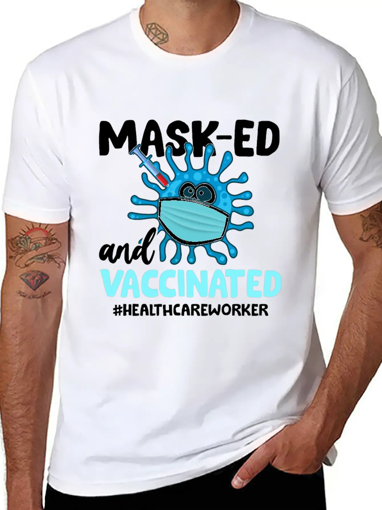 Vaccination 2021 - Being Vaccinated Saves Lives Essential Cotton Tee For Daily Outfits – Unisex Style