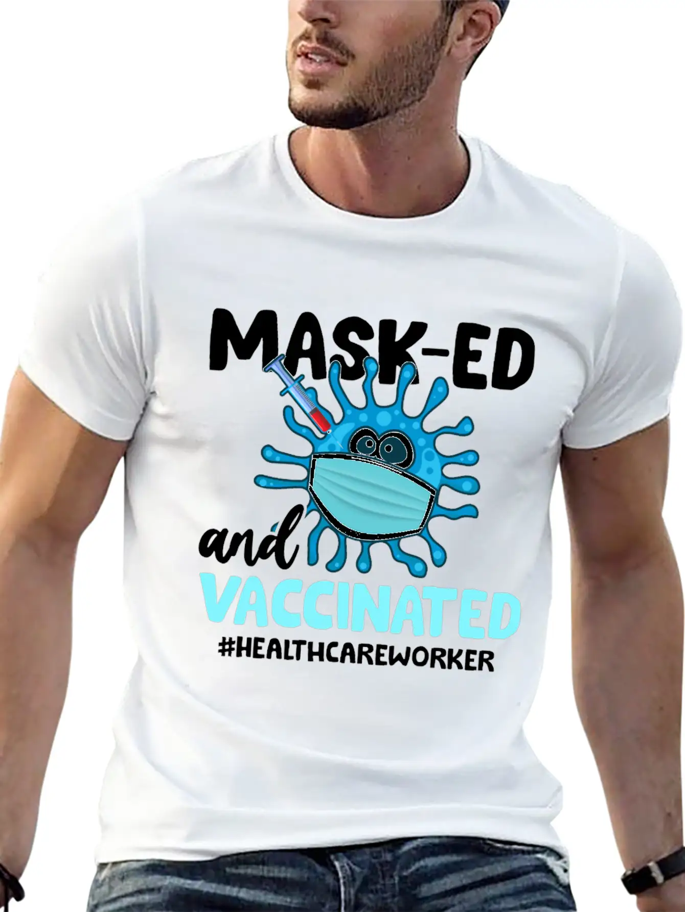 Vaccination 2021 - Being Vaccinated Saves Lives Essential Cotton Tee For Daily Outfits – Unisex Style