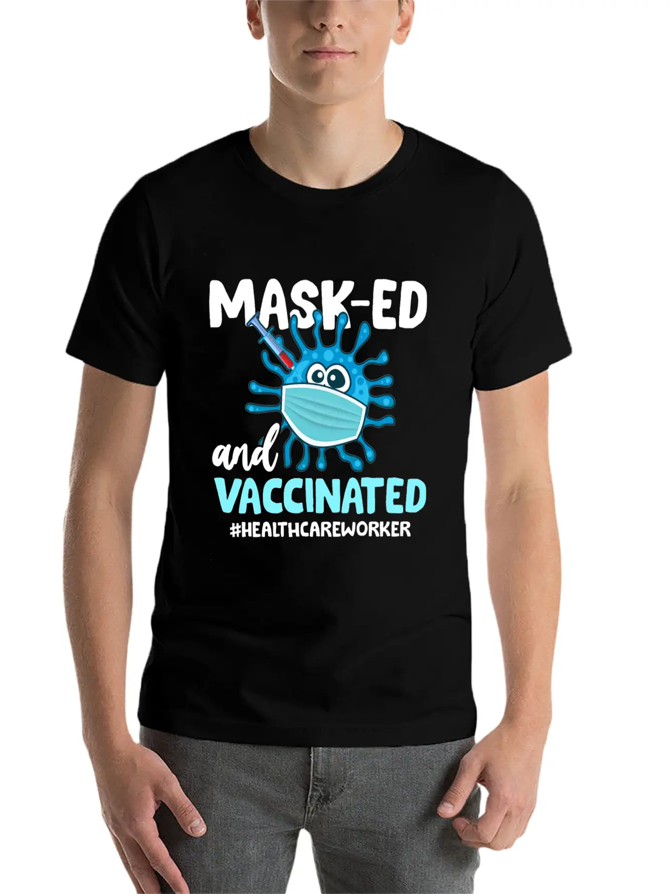 Vaccination 2021 - Being Vaccinated Saves Lives Essential Cotton Tee For Daily Outfits – Unisex Style