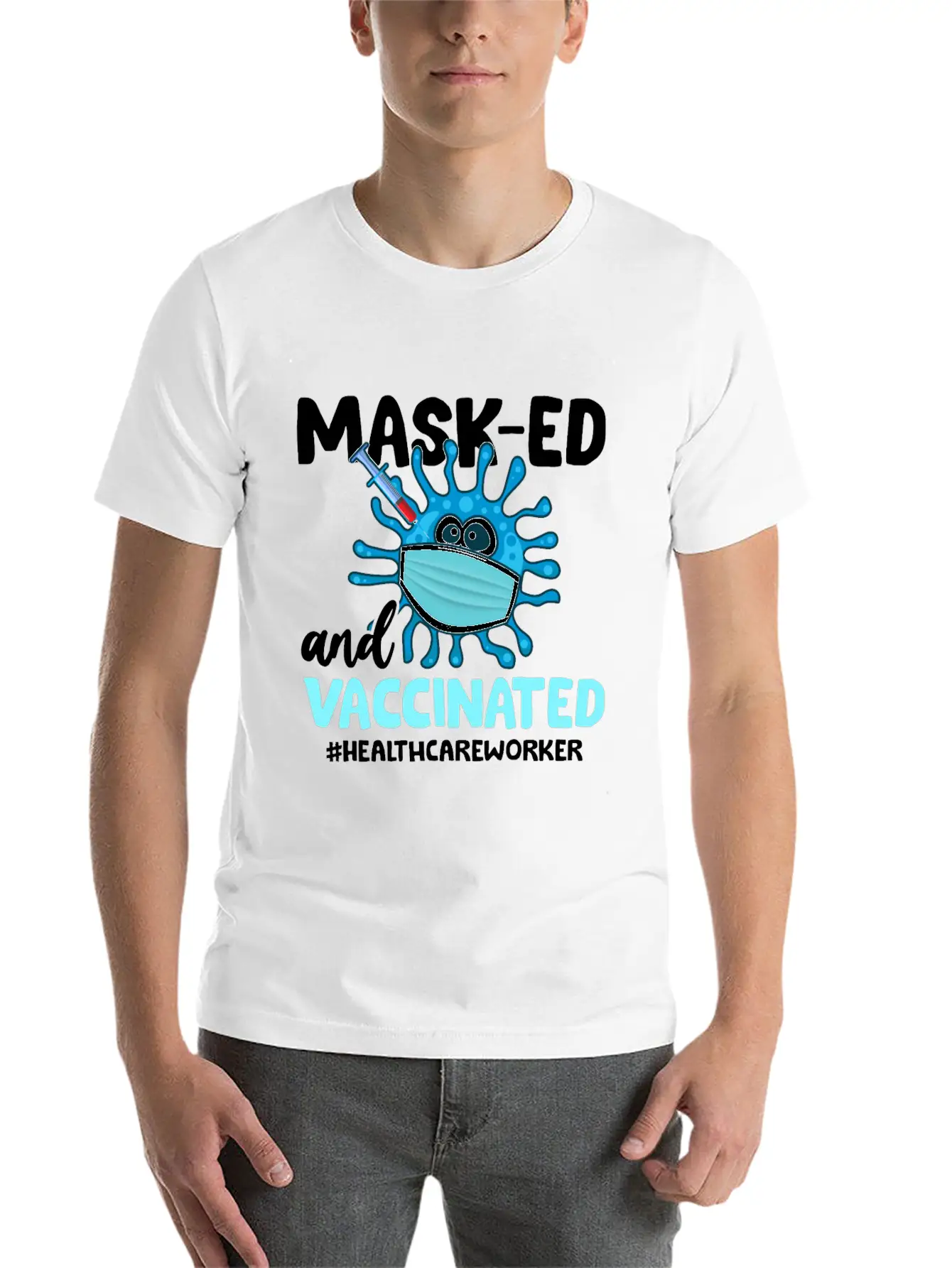 Vaccination 2021 - Being Vaccinated Saves Lives Essential Cotton Tee For Daily Outfits – Unisex Style