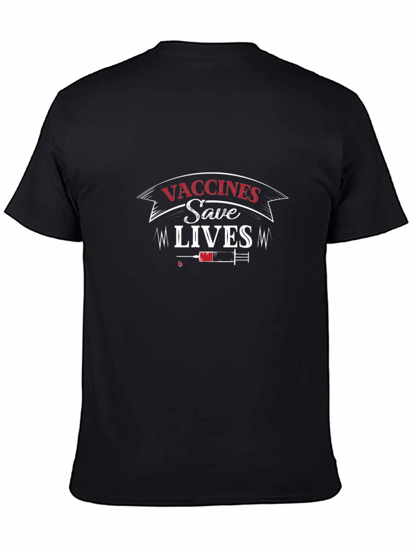 Vaccine Save Lives Vaccine Pro Vaccination Support Stylish Everyday T-Shirt – Unisex Basic Cotton Tee