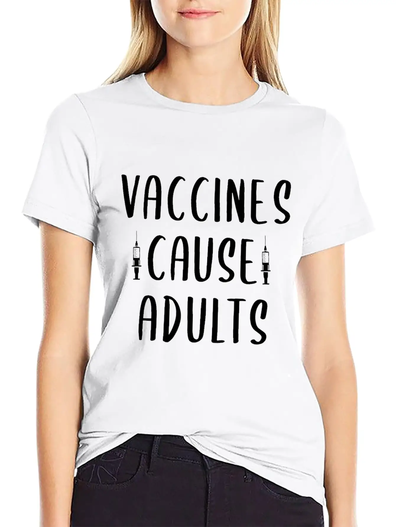 Vaccines Cause Adults Classic Fit Graphic Tee For Daily Comfort – Unisex Cotton Shirt
