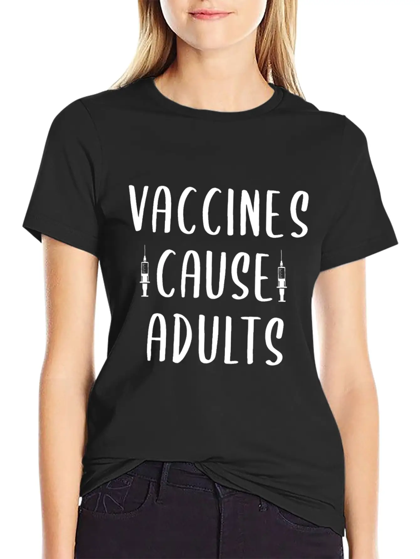 Vaccines Cause Adults Classic Fit Graphic Tee For Daily Comfort – Unisex Cotton Shirt