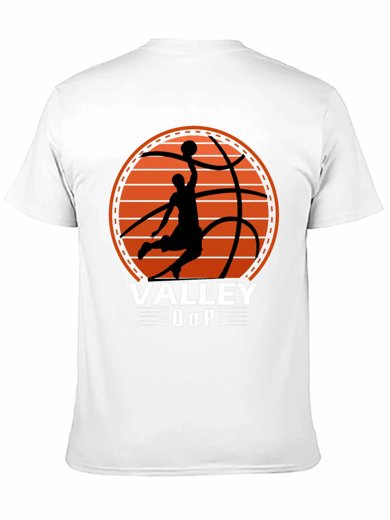 Valley Oop Man Street-ball Retro Basketball Soft Cotton Short Sleeve Tee – Unisex Wardrobe Staple