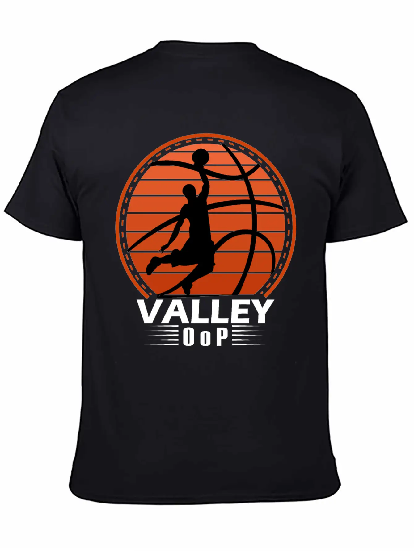 Valley Oop Man Street-ball Retro Basketball Soft Cotton Short Sleeve Tee – Unisex Wardrobe Staple