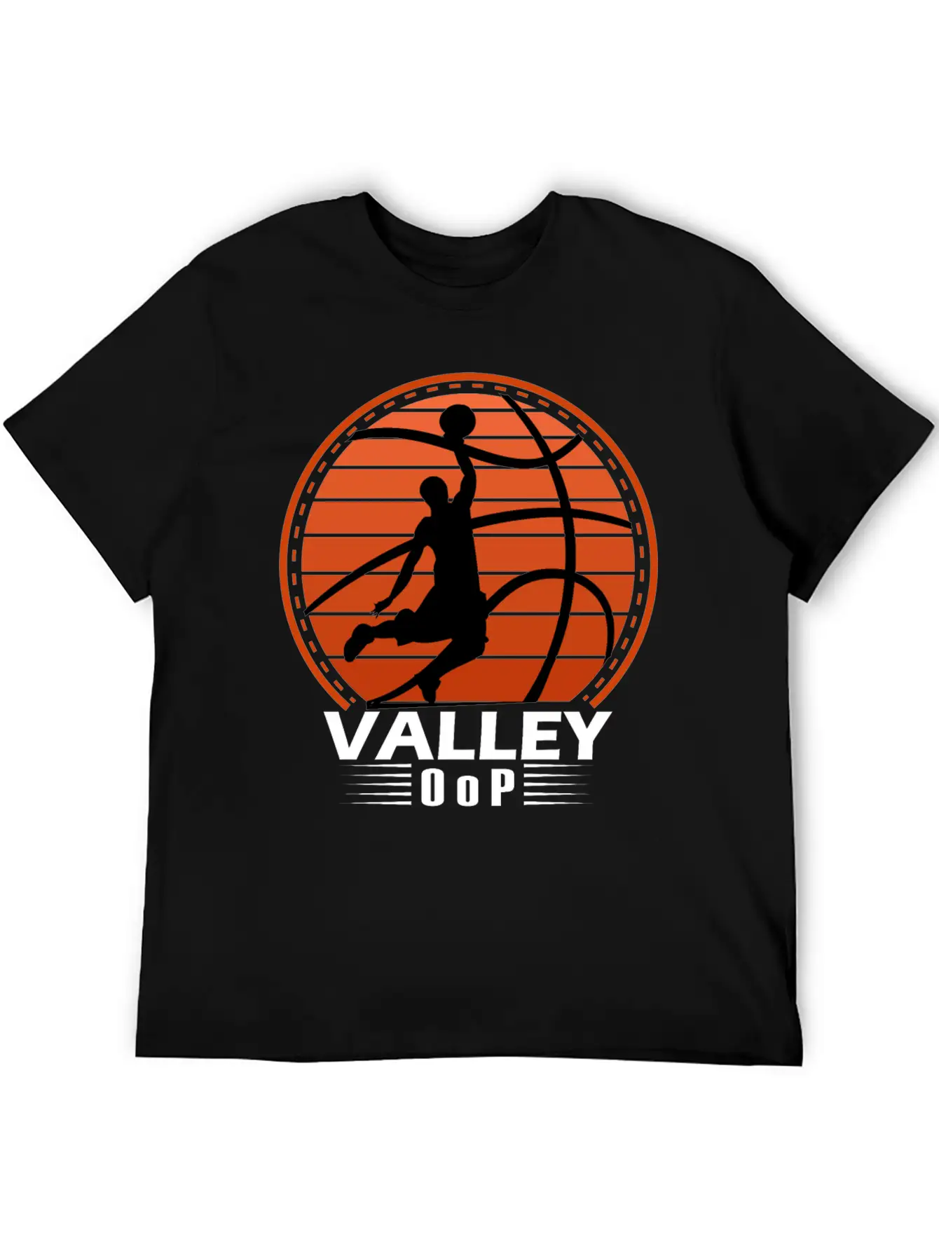 Valley Oop Man Street-ball Retro Basketball Soft Cotton Short Sleeve Tee – Unisex Wardrobe Staple