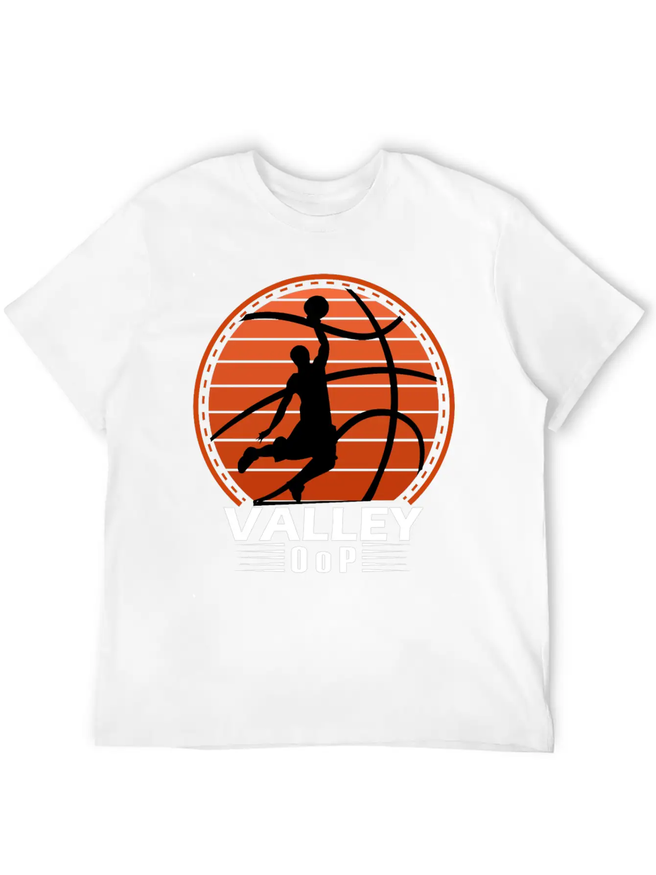 Valley Oop Man Street-ball Retro Basketball Soft Cotton Short Sleeve Tee – Unisex Wardrobe Staple