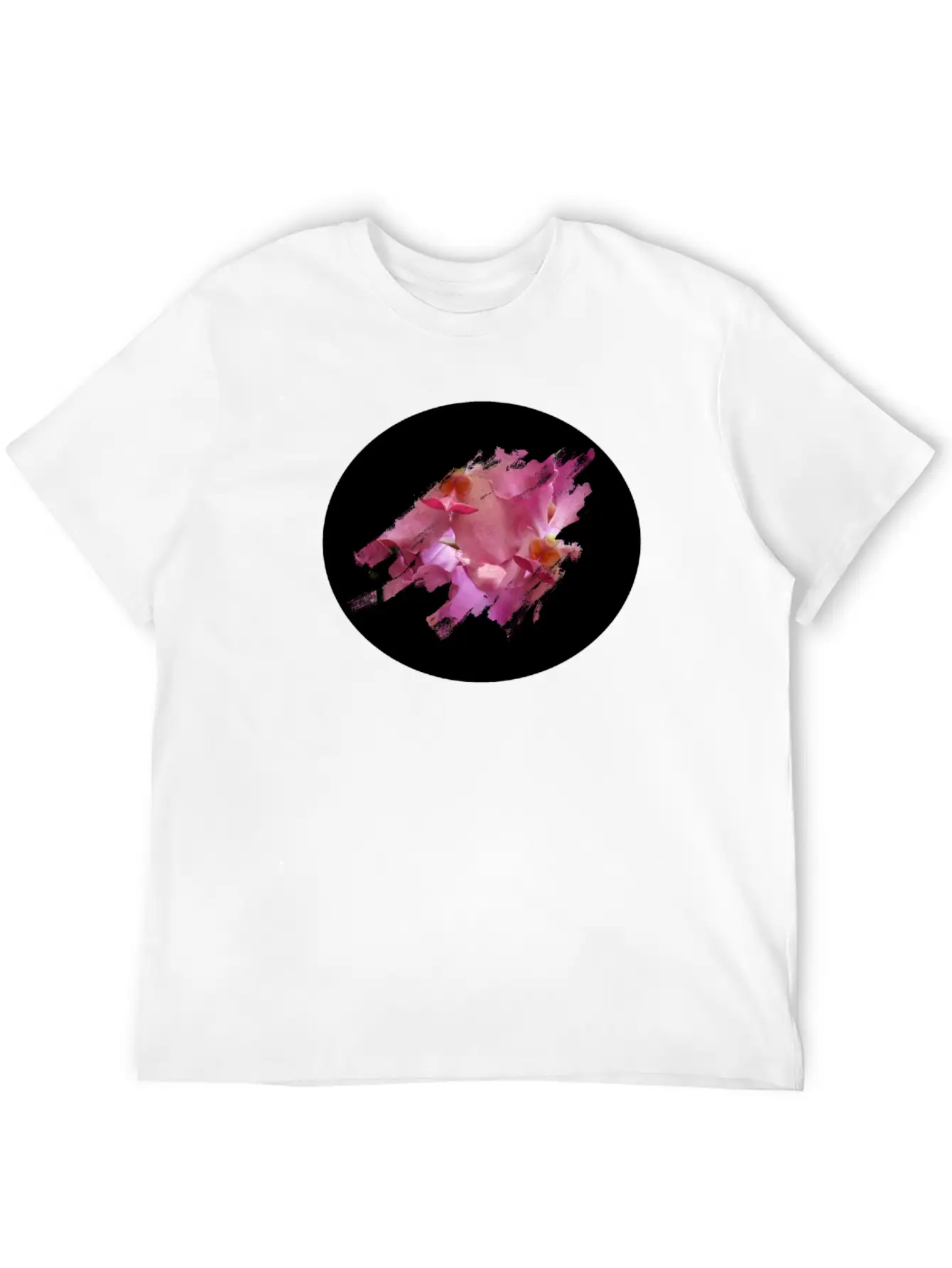 Vanda Orchid Classic Fit Graphic Tee For Daily Comfort – Unisex Cotton Shirt