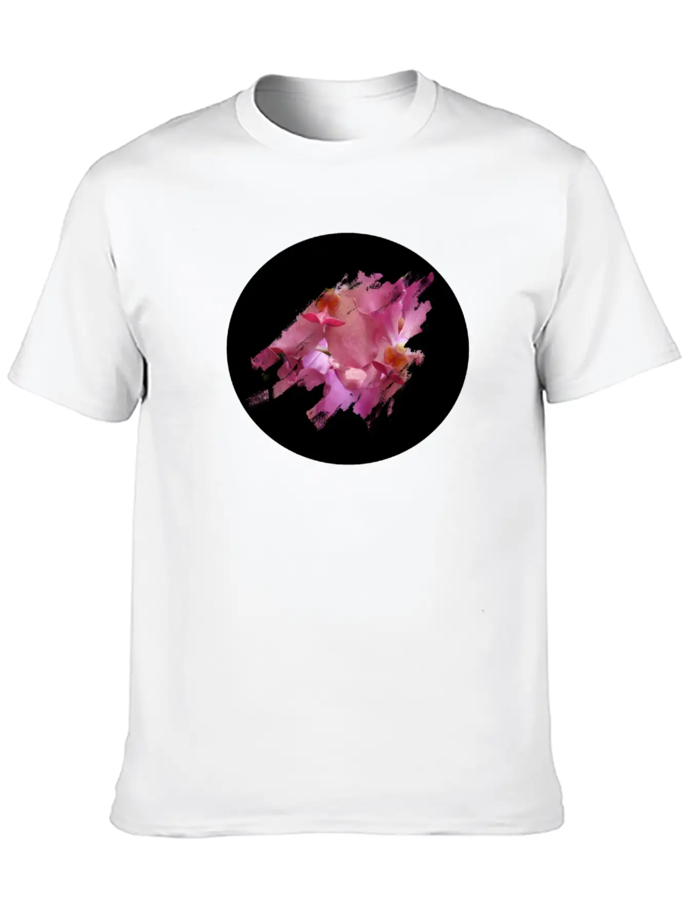 Vanda Orchid Classic Fit Graphic Tee For Daily Comfort – Unisex Cotton Shirt