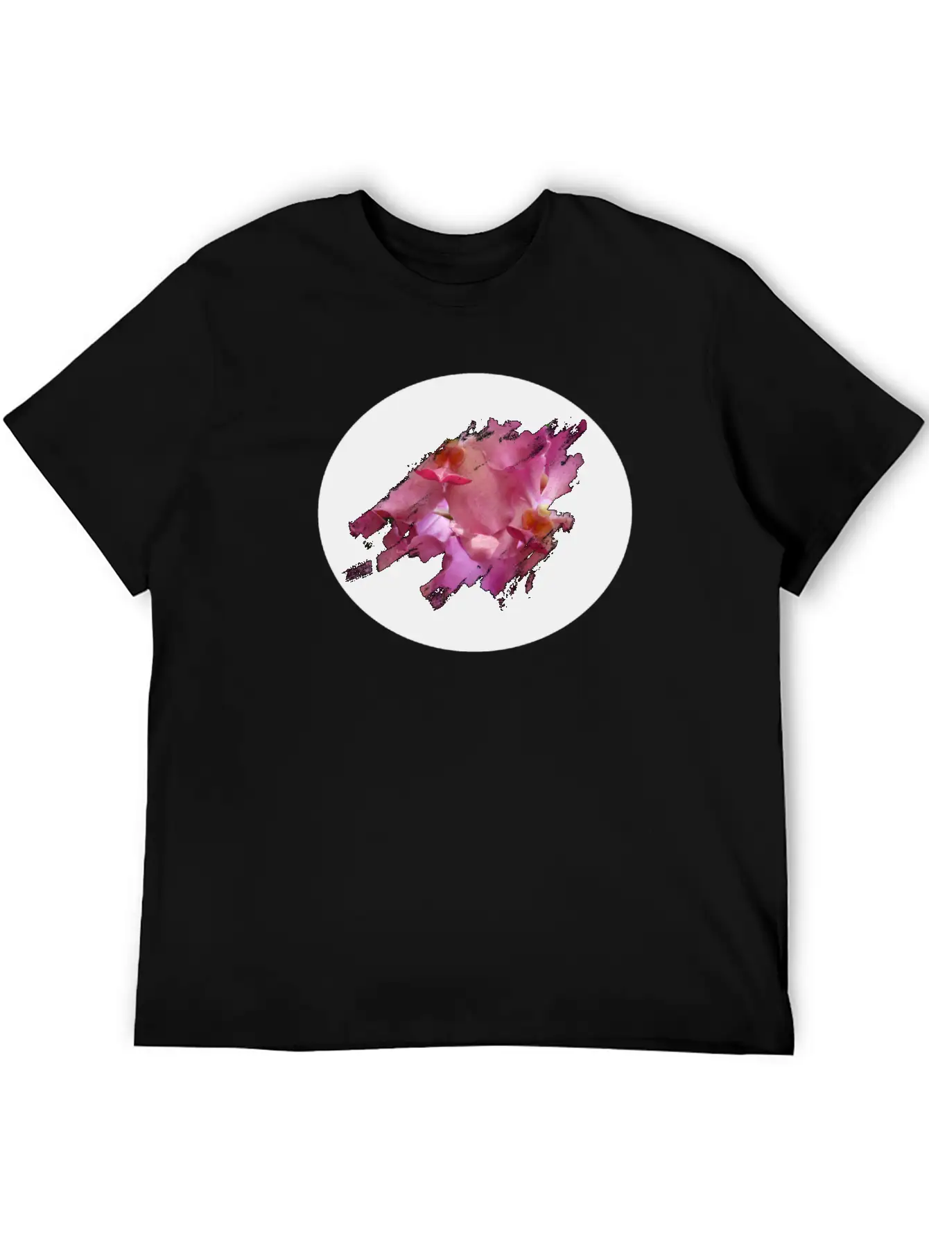 Vanda Orchid Classic Fit Graphic Tee For Daily Comfort – Unisex Cotton Shirt