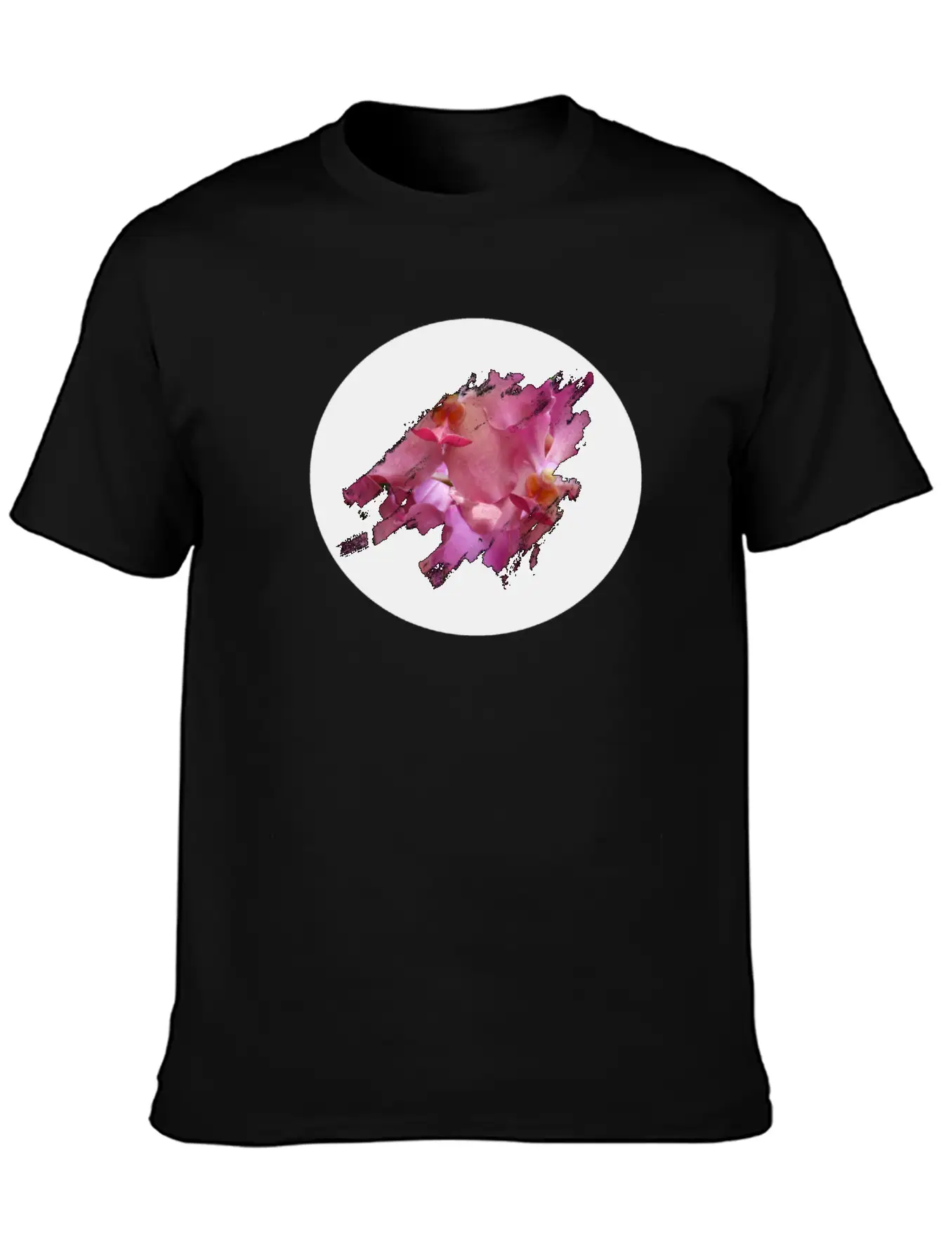 Vanda Orchid Classic Fit Graphic Tee For Daily Comfort – Unisex Cotton Shirt
