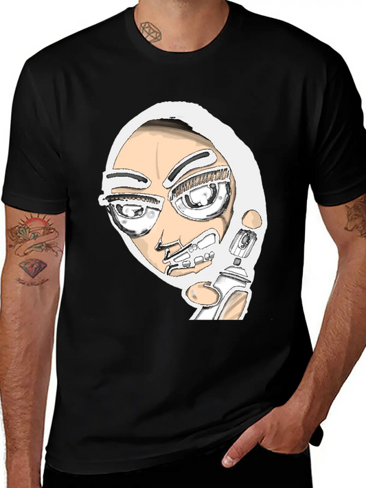 Vandal Cartoon Modern Fit Casual T-Shirt – Clean And Versatile Design
