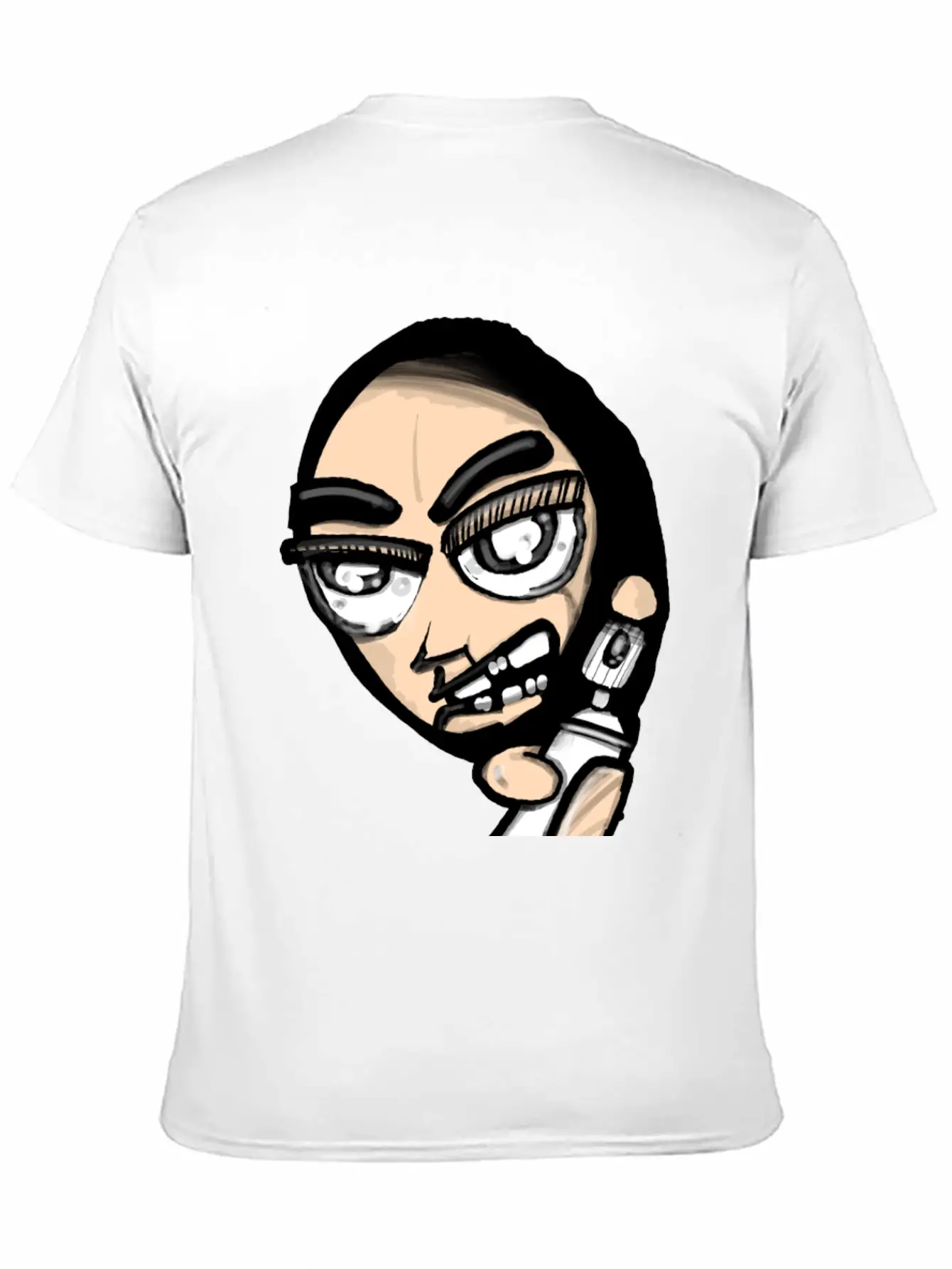 Vandal Cartoon Modern Fit Casual T-Shirt – Clean And Versatile Design