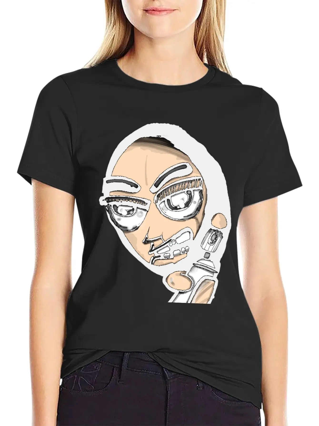Vandal Cartoon Modern Fit Casual T-Shirt – Clean And Versatile Design