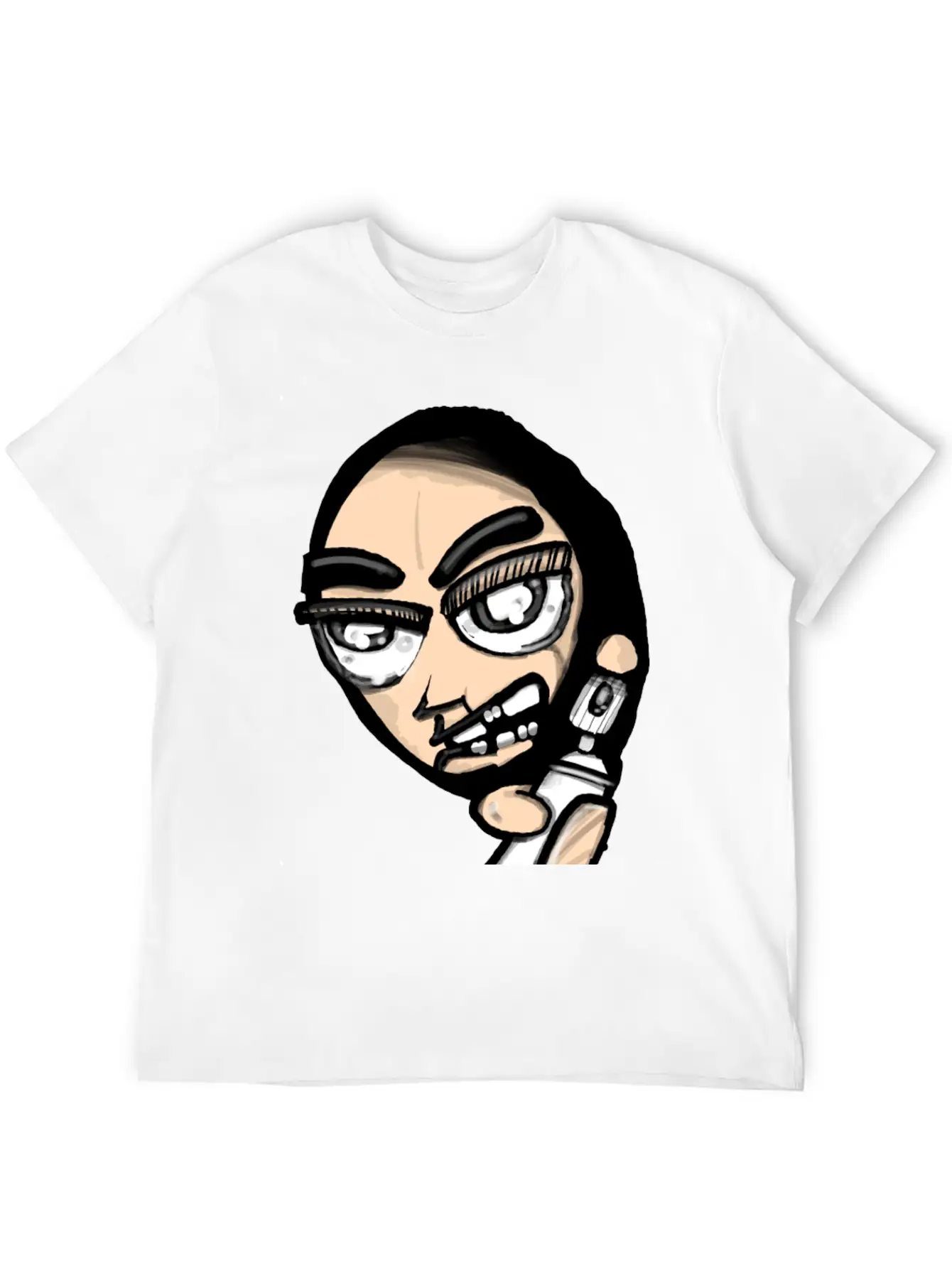 Vandal Cartoon Modern Fit Casual T-Shirt – Clean And Versatile Design