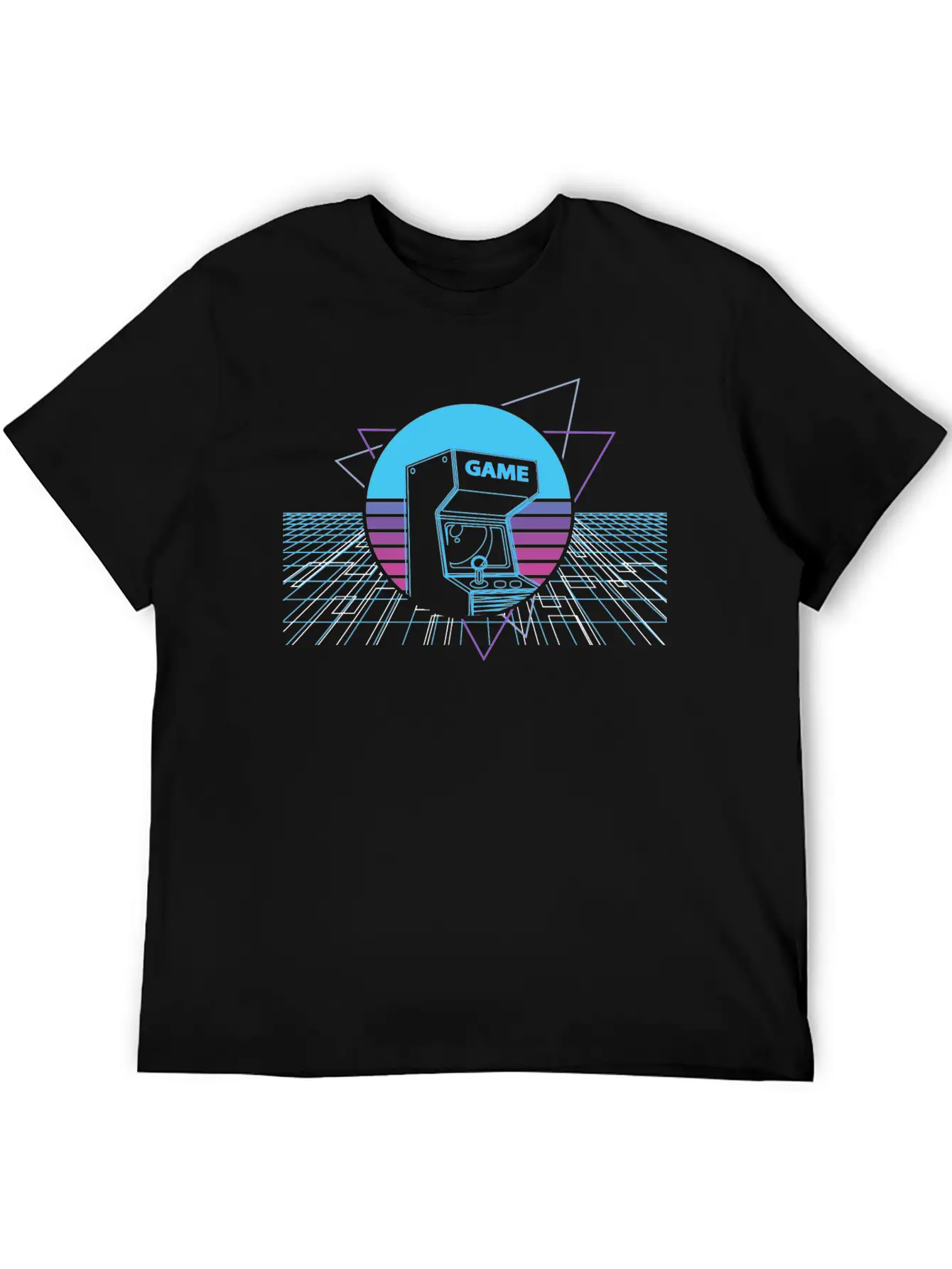 Vaporwave Arcade Gaming Video Game Game Nerd Lightweight Cotton T-Shirt – Daily Comfort Graphic Shirt