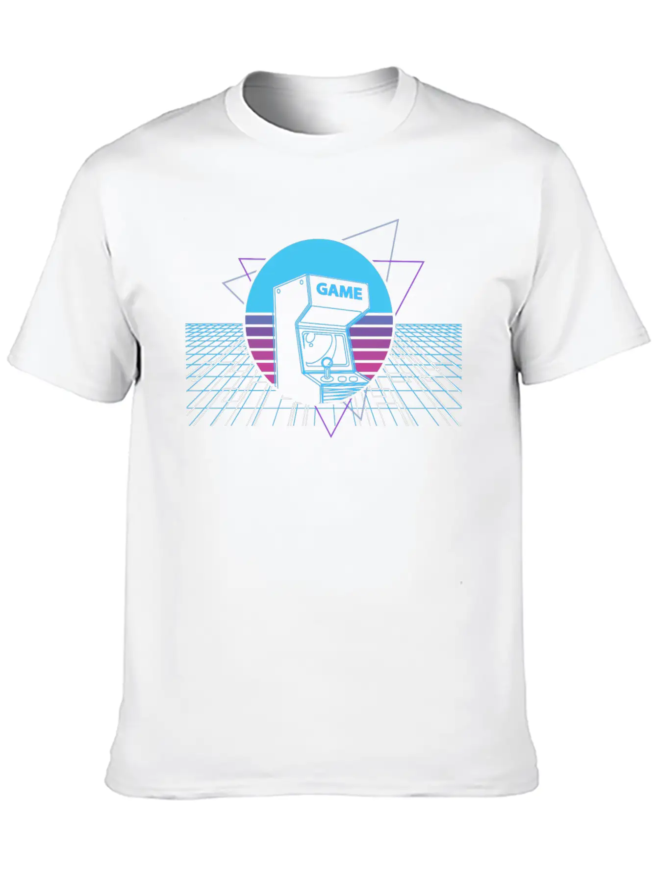 Vaporwave Arcade Gaming Video Game Game Nerd Lightweight Cotton T-Shirt – Daily Comfort Graphic Shirt