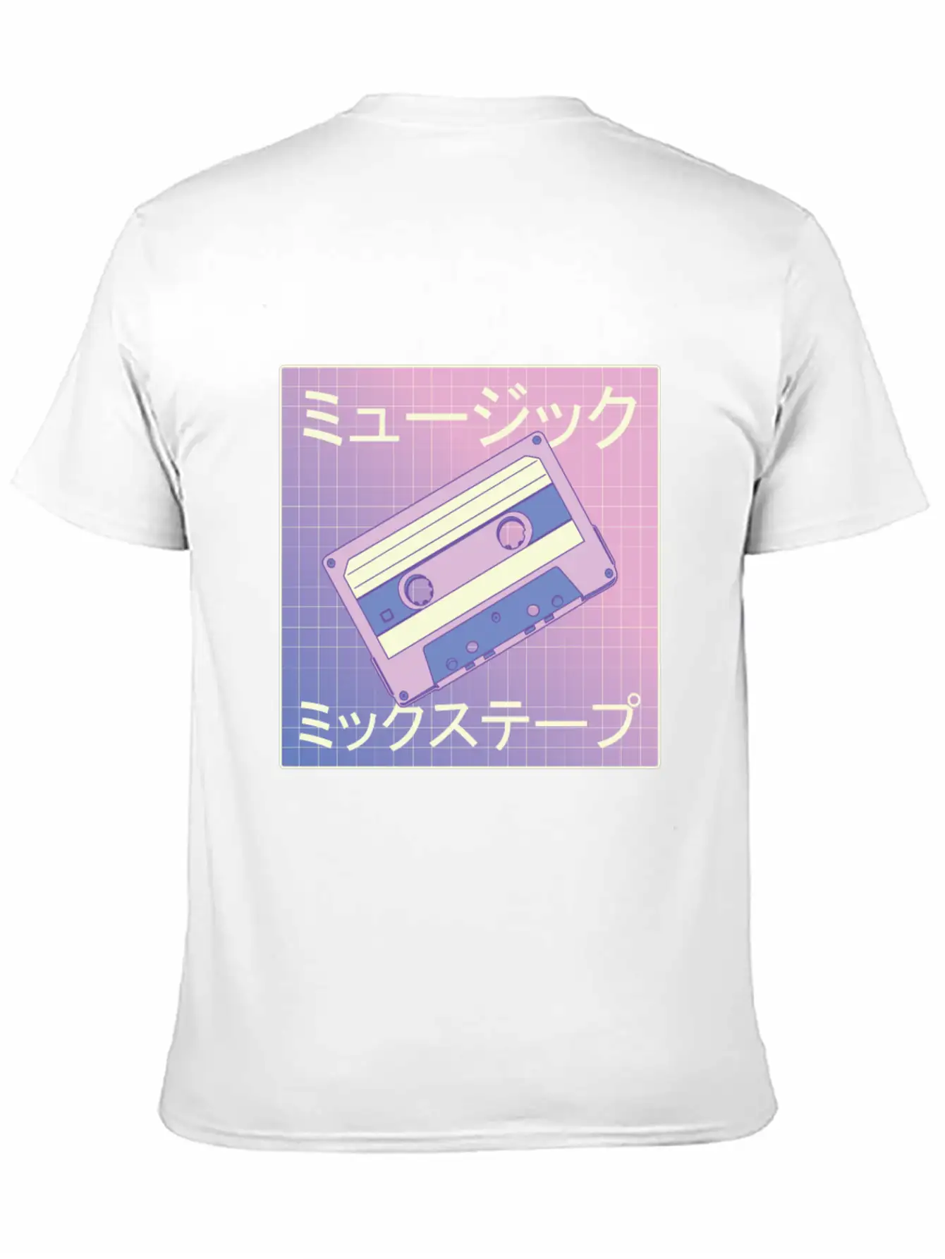 Vaporwave Mixtape - Japan Retro Music Cassette Classic Fit Graphic Tee For Daily Comfort – Unisex Cotton Shirt