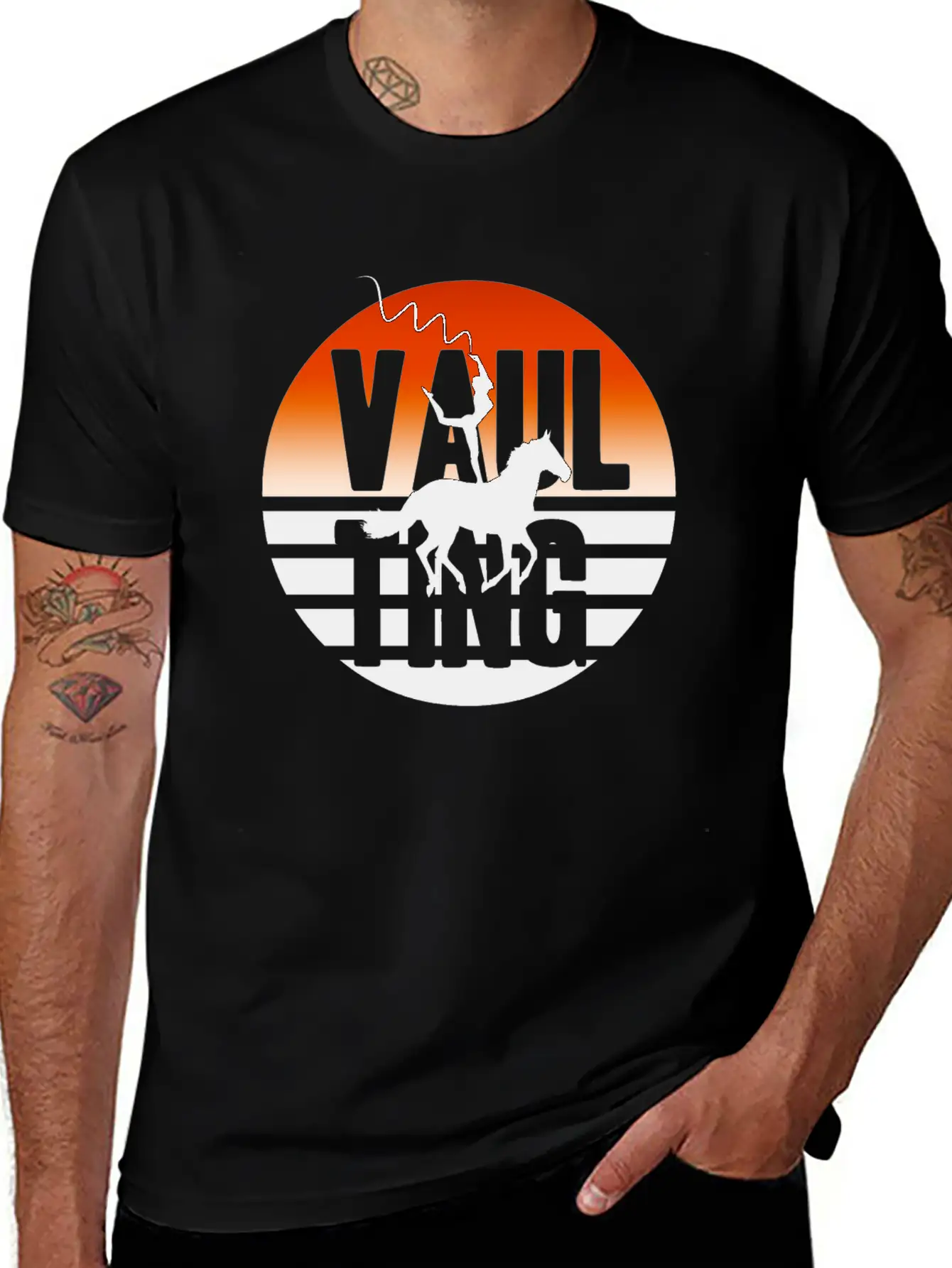 Vaulting Horse Relaxed Everyday Tee – Lightweight And Durable Cotton