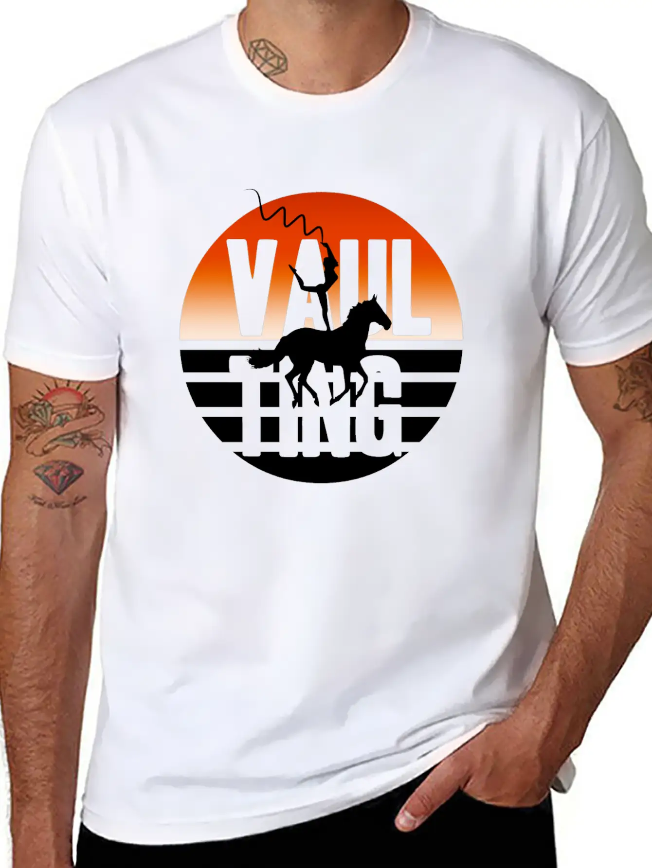 Vaulting Horse Relaxed Everyday Tee – Lightweight And Durable Cotton