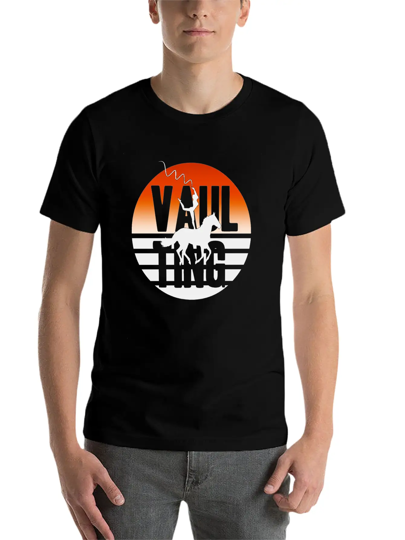 Vaulting Horse Relaxed Everyday Tee – Lightweight And Durable Cotton