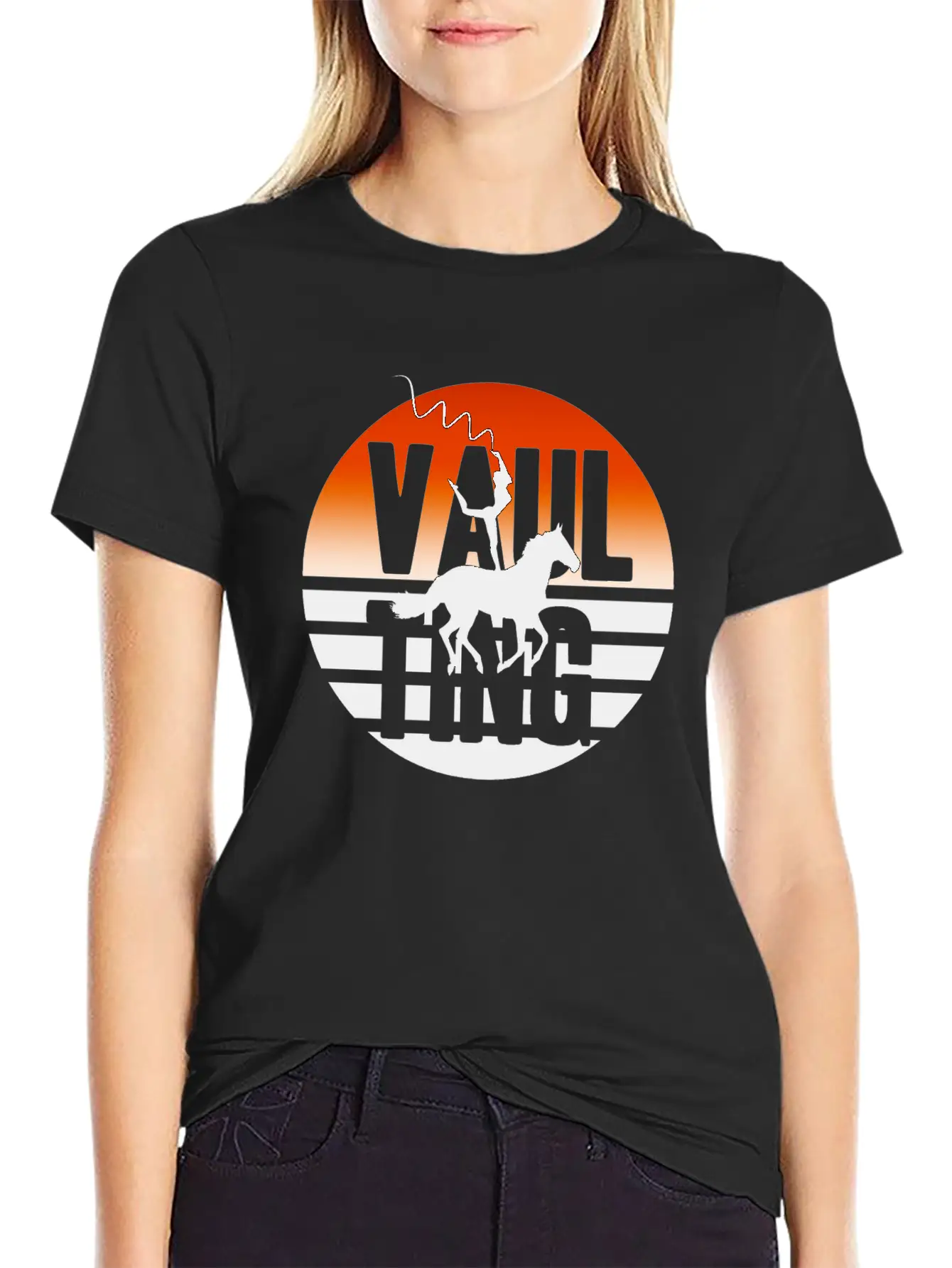 Vaulting Horse Relaxed Everyday Tee – Lightweight And Durable Cotton