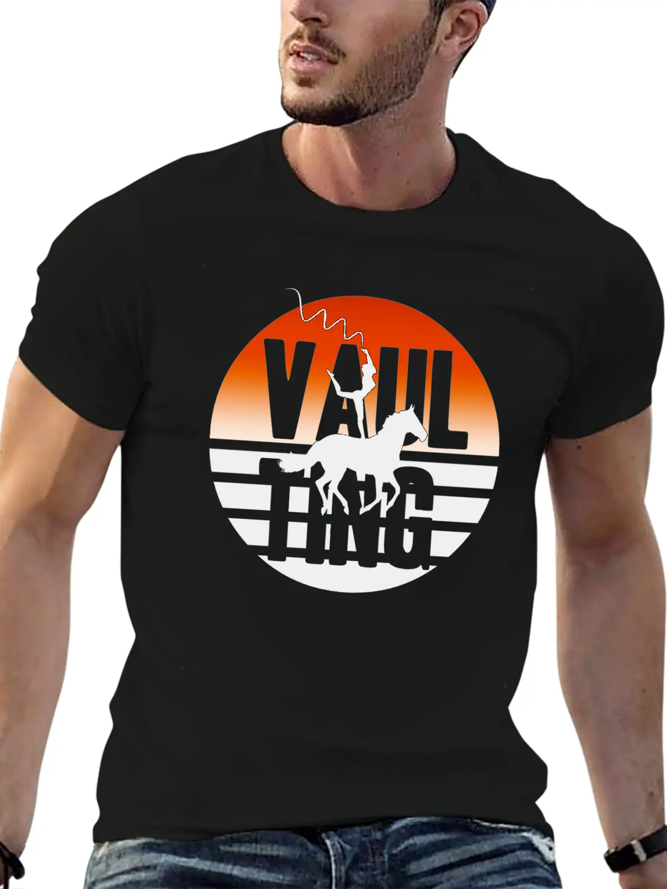 Vaulting Horse Relaxed Everyday Tee – Lightweight And Durable Cotton