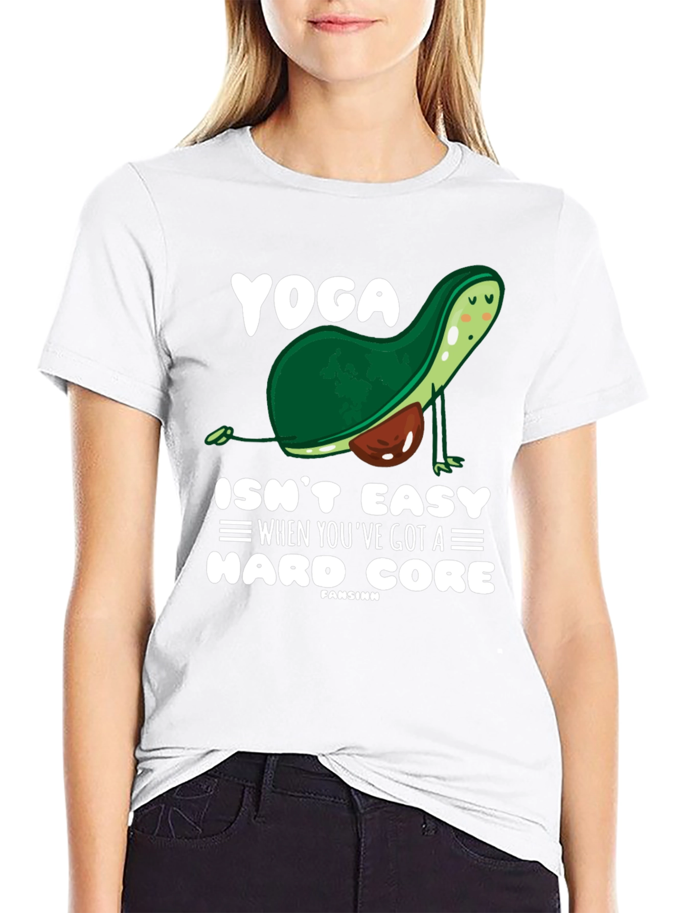 Yoga Avocado Hard Core T-Shirt