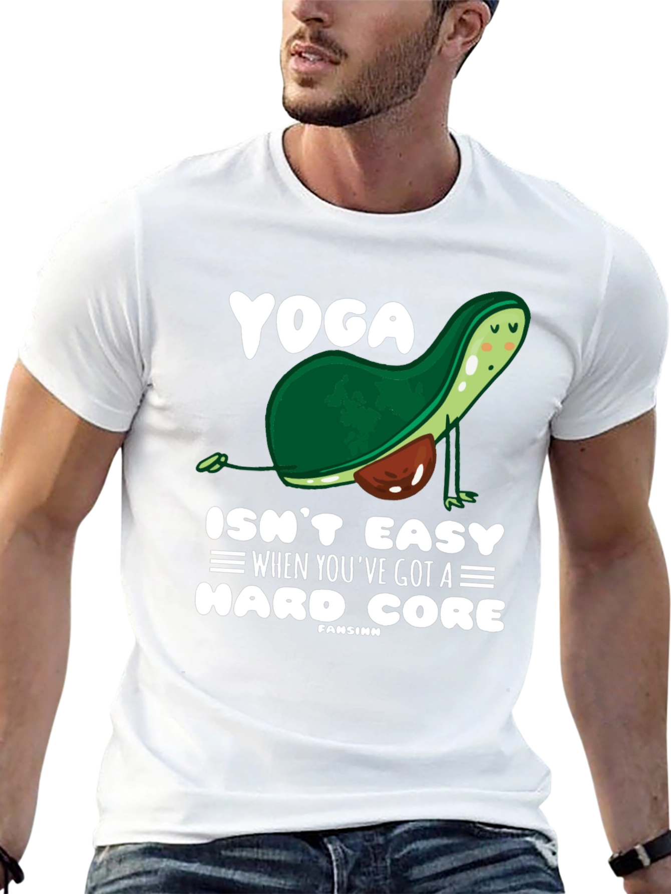 Yoga Avocado Hard Core T-Shirt