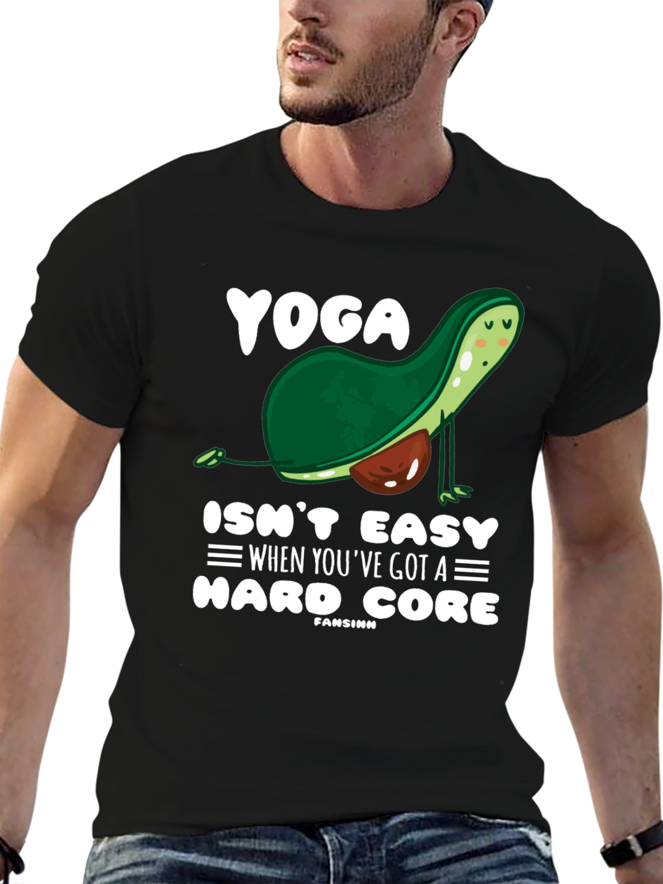 Yoga Avocado Hard Core T-Shirt