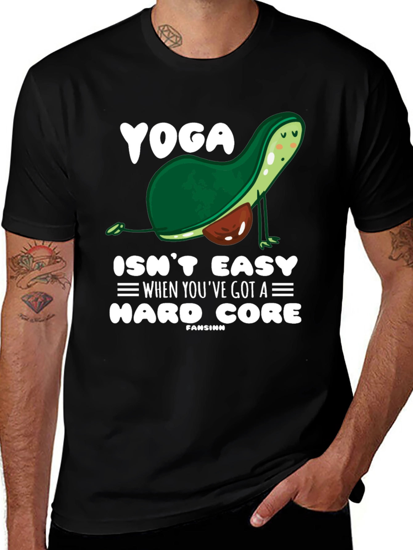 Yoga Avocado Hard Core T-Shirt