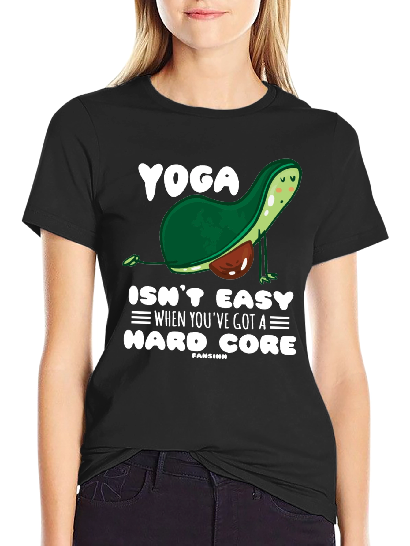 Yoga Avocado Hard Core T-Shirt