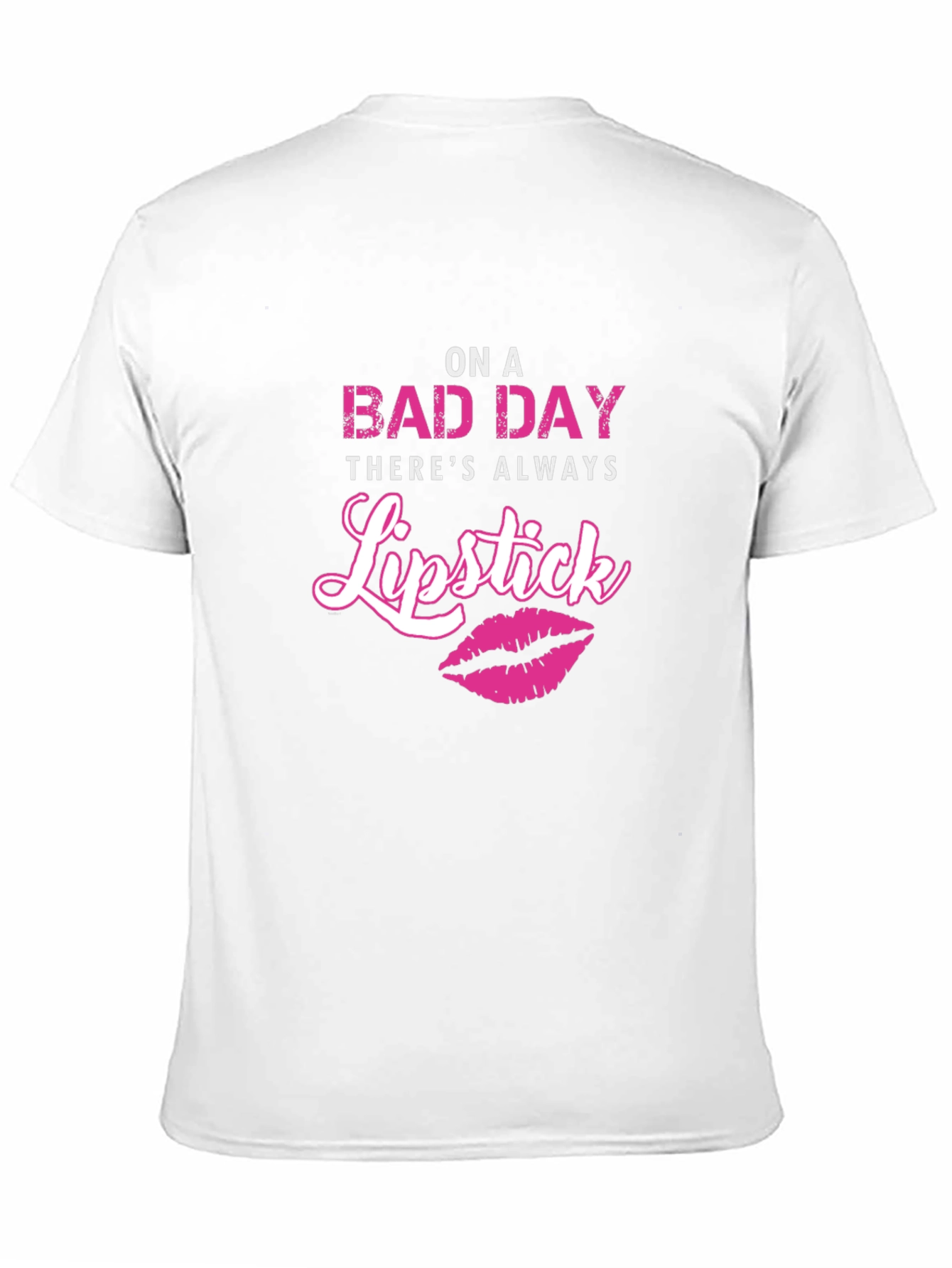 On A Bad Day Lipstick Graphic Tee