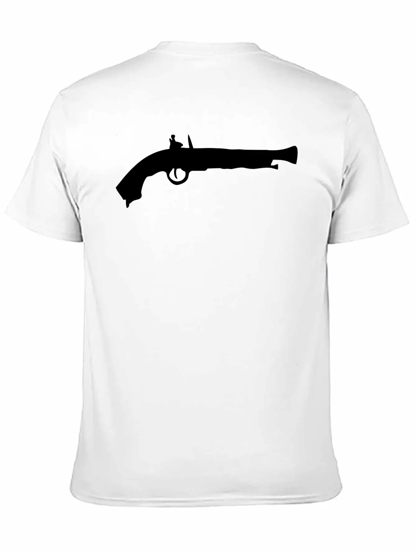 Vector Gun Silhouette Relaxed Everyday Tee – Lightweight And Durable Cotton