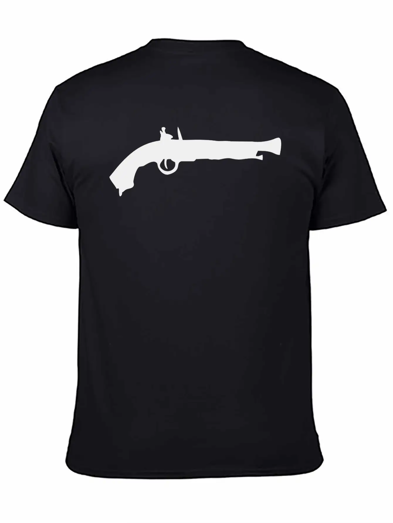 Vector Gun Silhouette Relaxed Everyday Tee – Lightweight And Durable Cotton