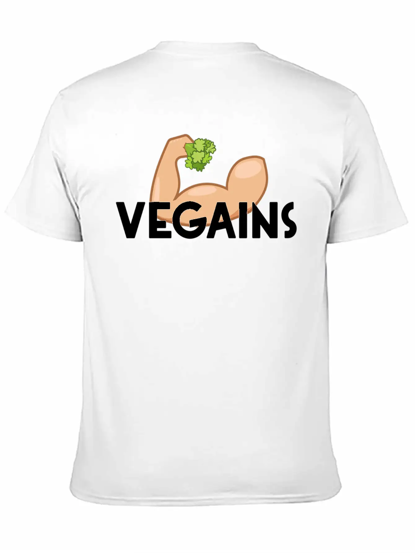 Vegains Fitness Relaxed Everyday Tee – Lightweight And Durable Cotton
