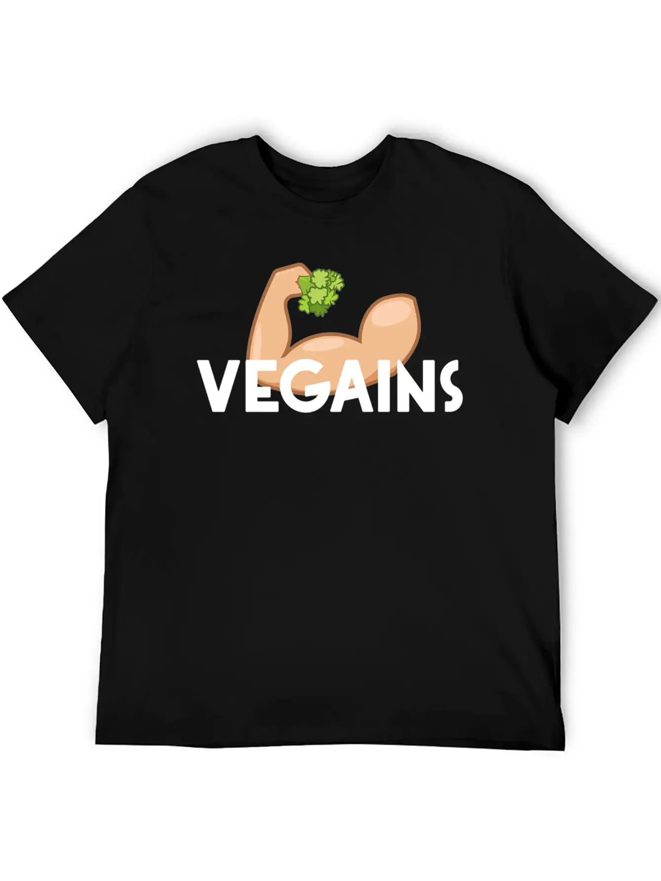 Vegains Fitness Relaxed Everyday Tee – Lightweight And Durable Cotton