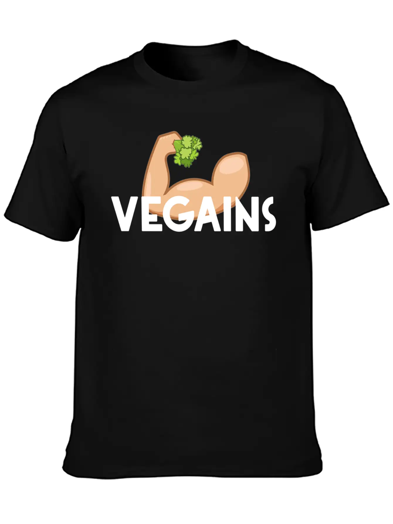 Vegains Fitness Relaxed Everyday Tee – Lightweight And Durable Cotton