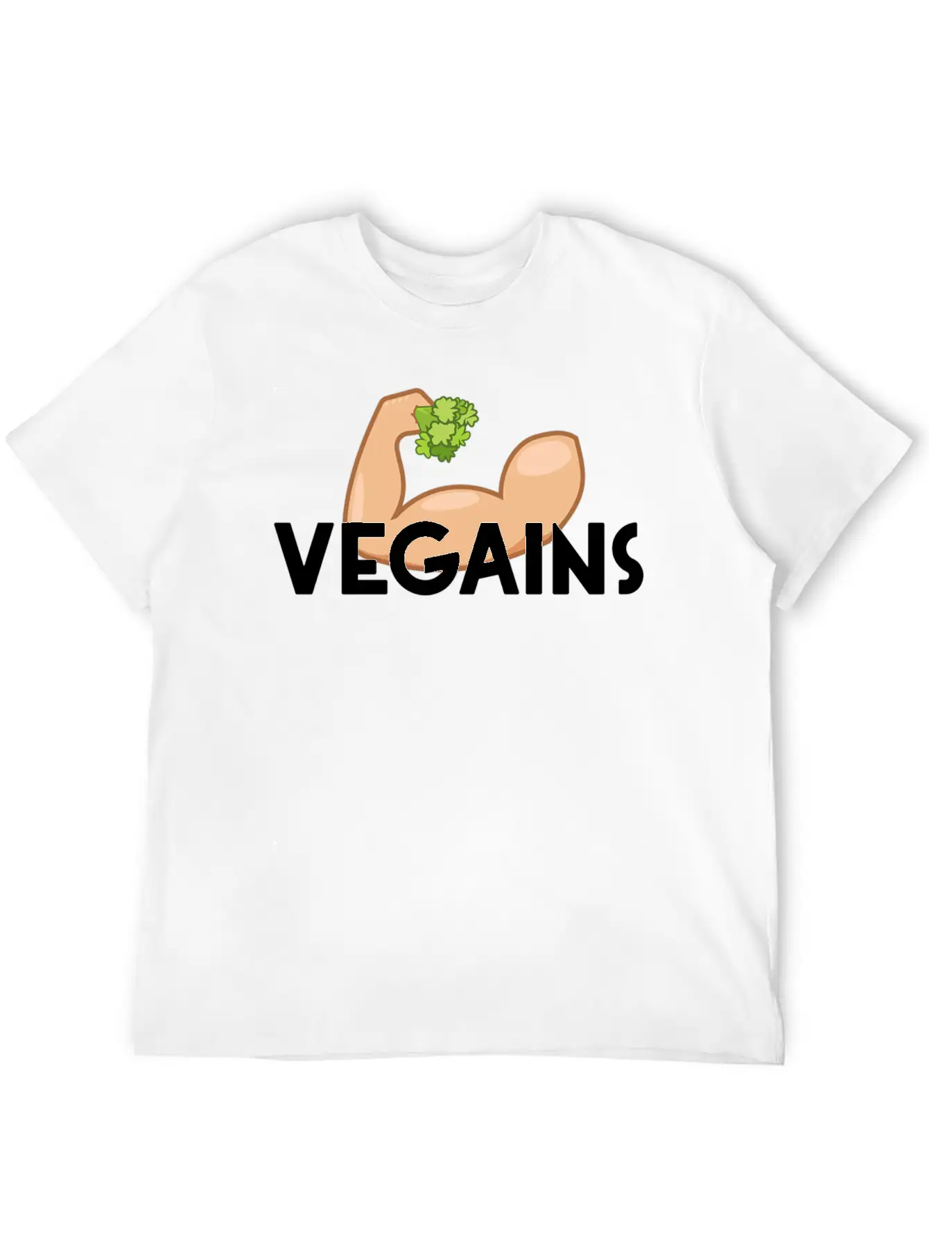 Vegains Fitness Relaxed Everyday Tee – Lightweight And Durable Cotton