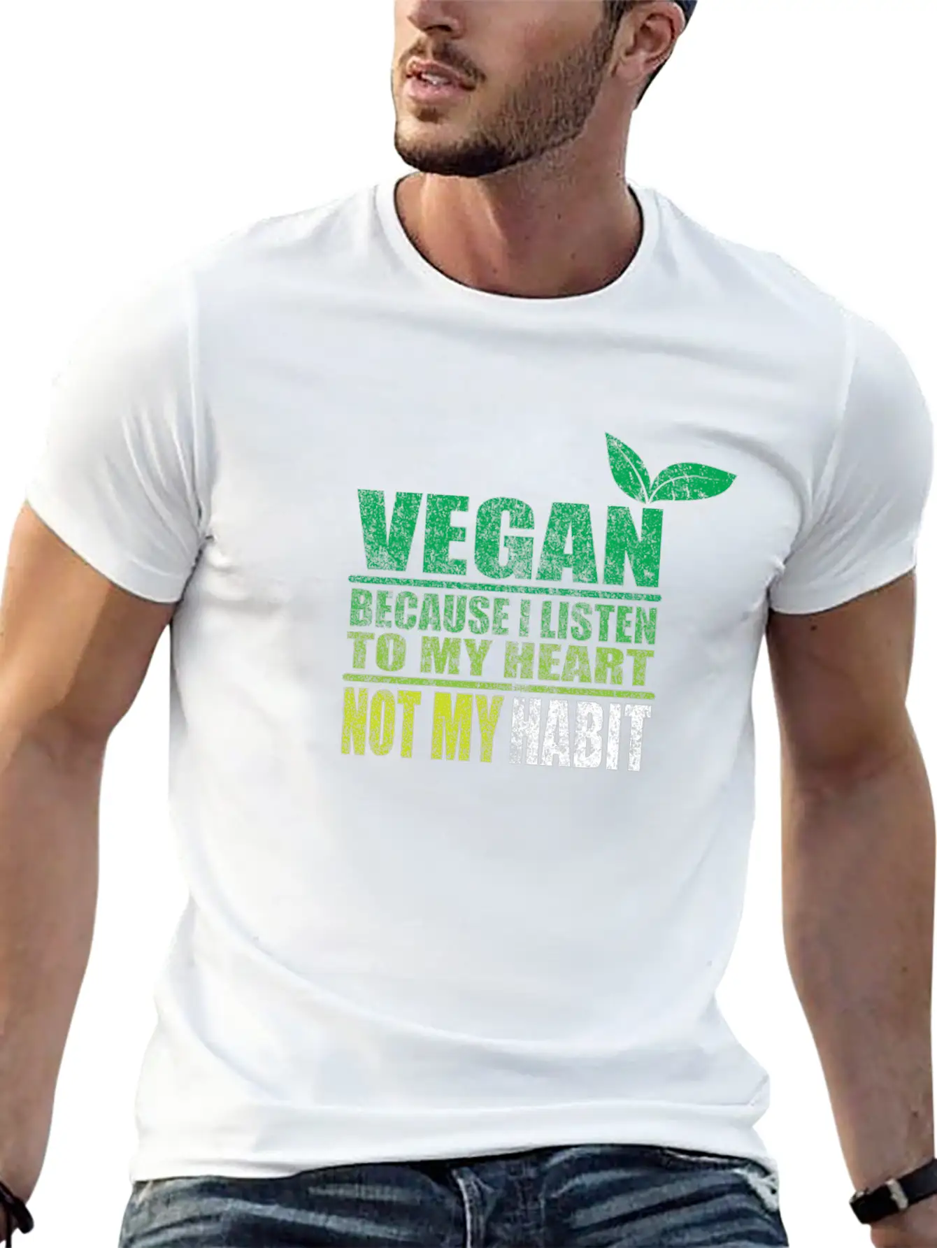 Vegan Basic Graphic T-Shirt – Daily Comfort In Soft Cotton