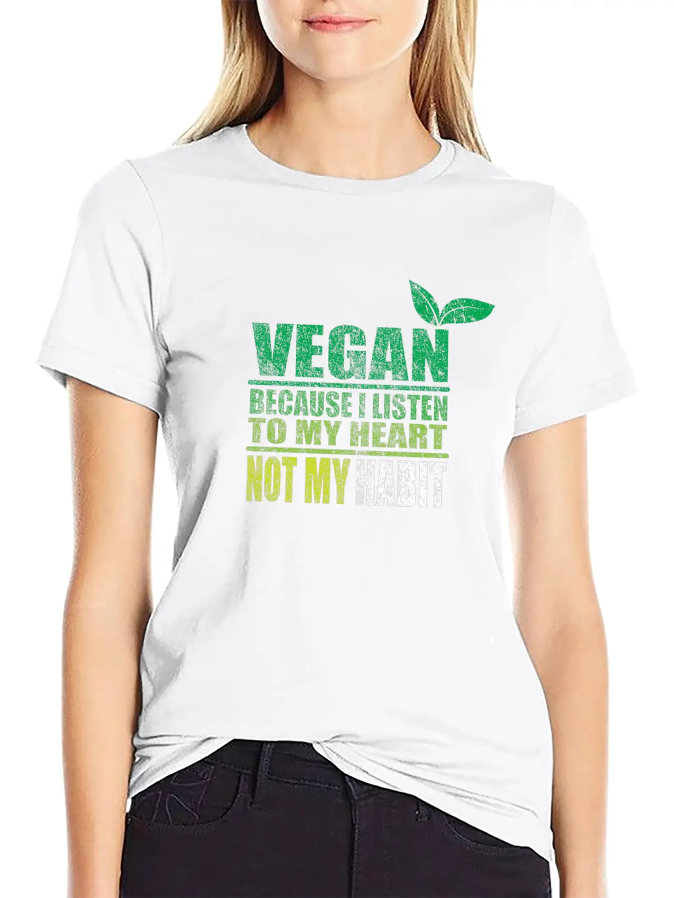 Vegan Basic Graphic T-Shirt – Daily Comfort In Soft Cotton