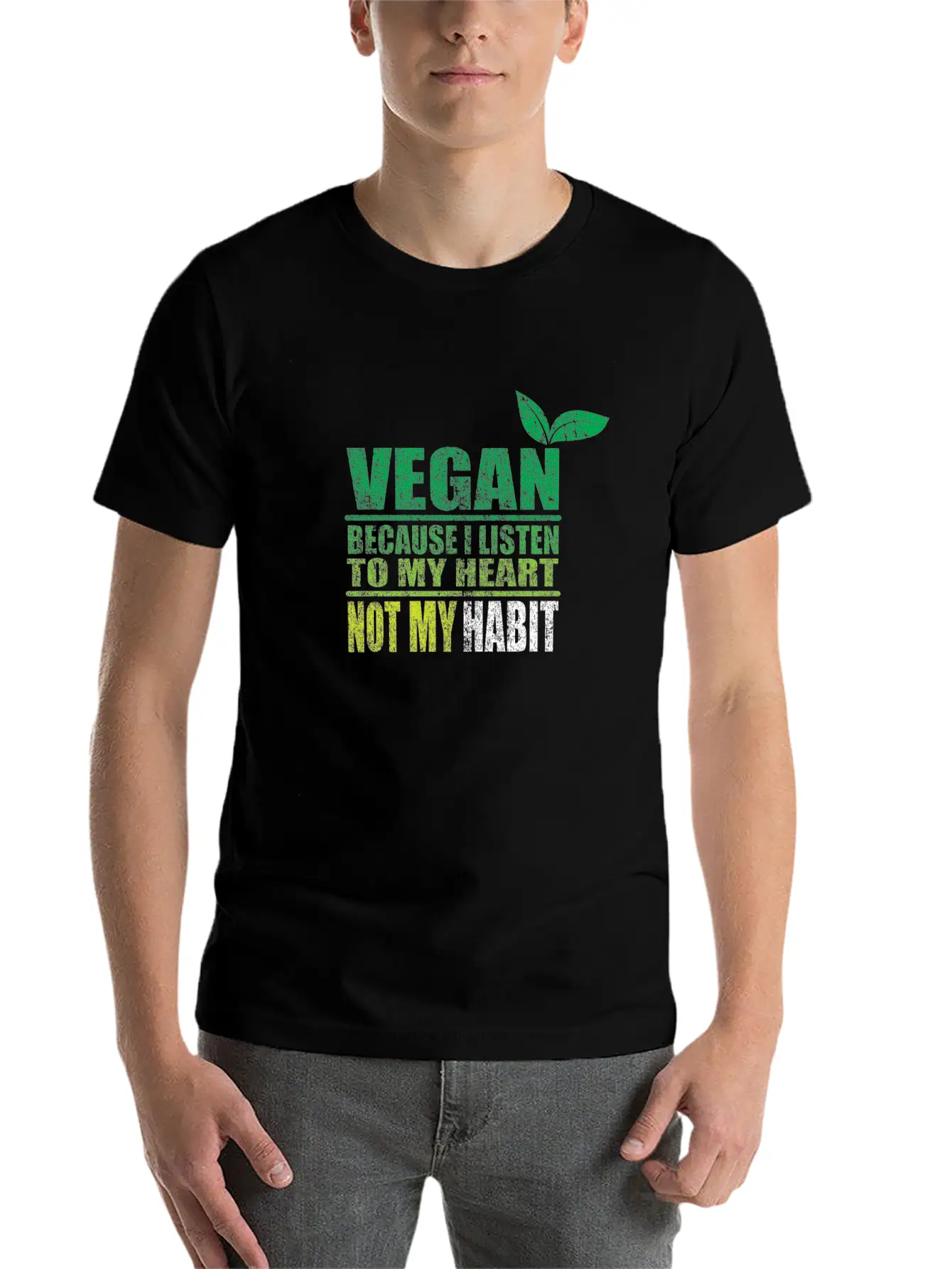 Vegan Basic Graphic T-Shirt – Daily Comfort In Soft Cotton