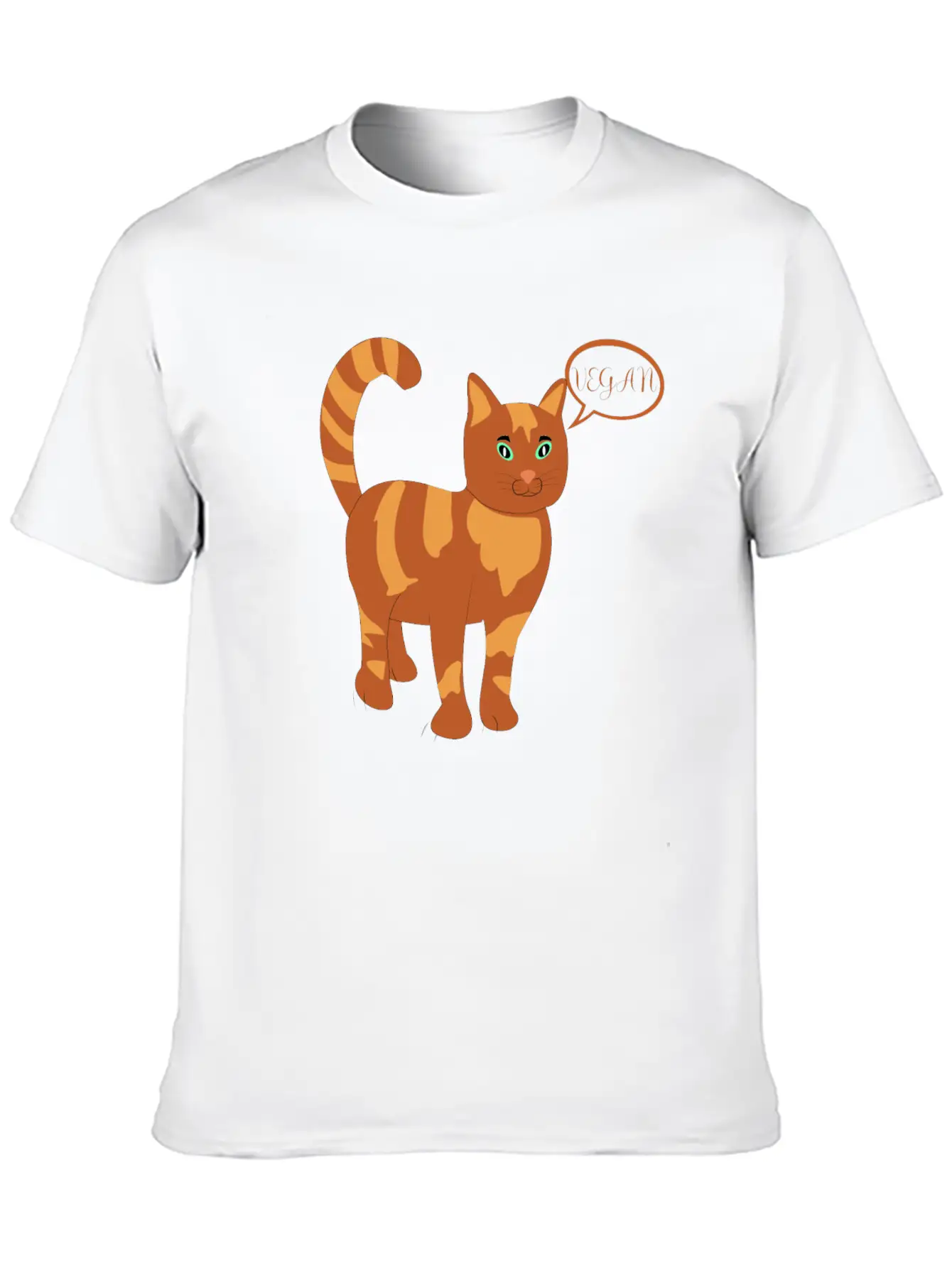 Vegan Classic Fit Graphic Tee For Daily Comfort – Unisex Cotton Shirt