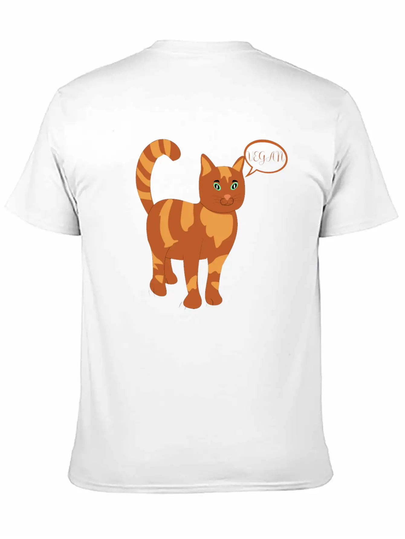 Vegan Classic Fit Graphic Tee For Daily Comfort – Unisex Cotton Shirt