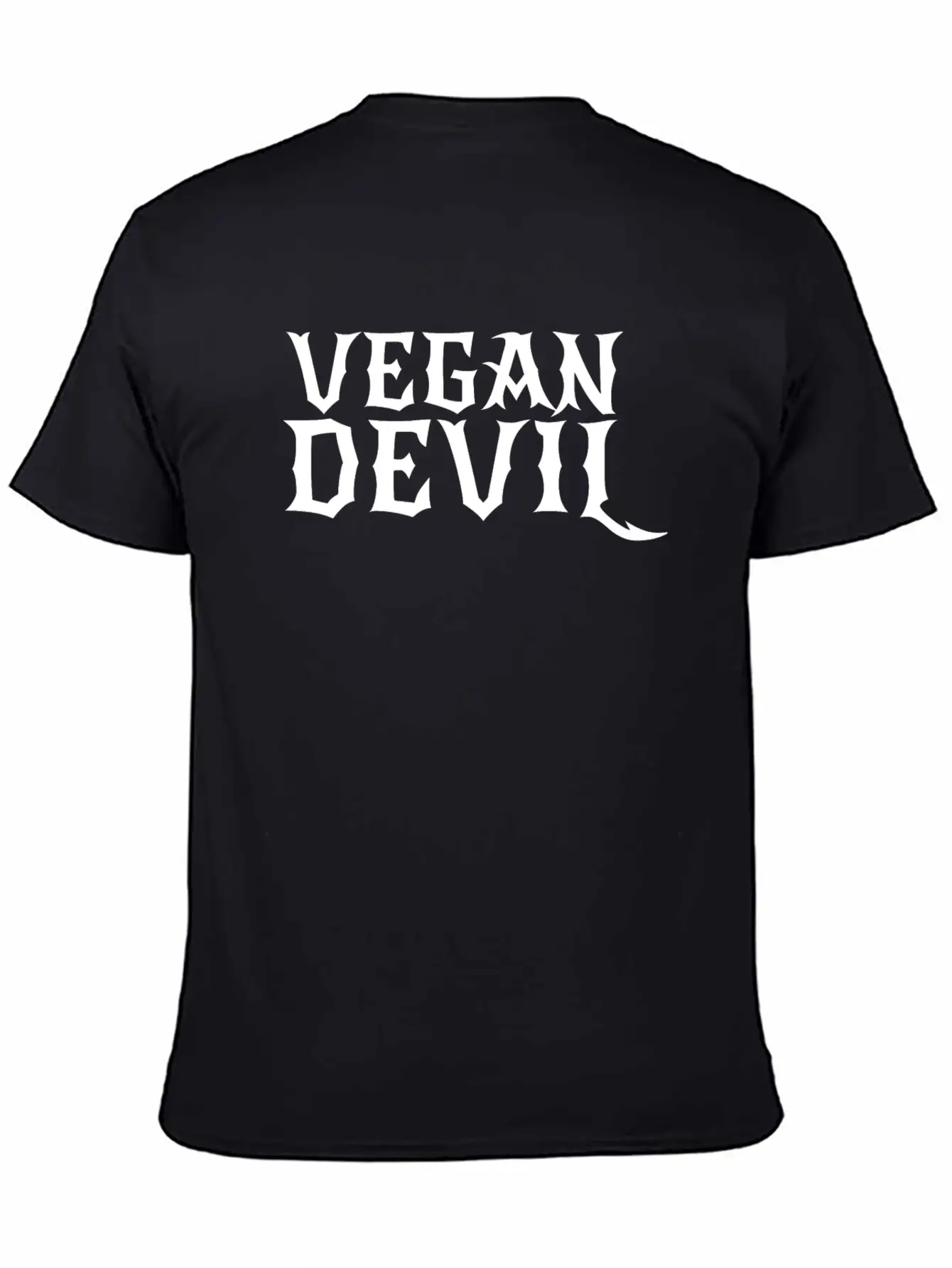 Vegan Devil Basic Graphic T-Shirt – Daily Comfort In Soft Cotton