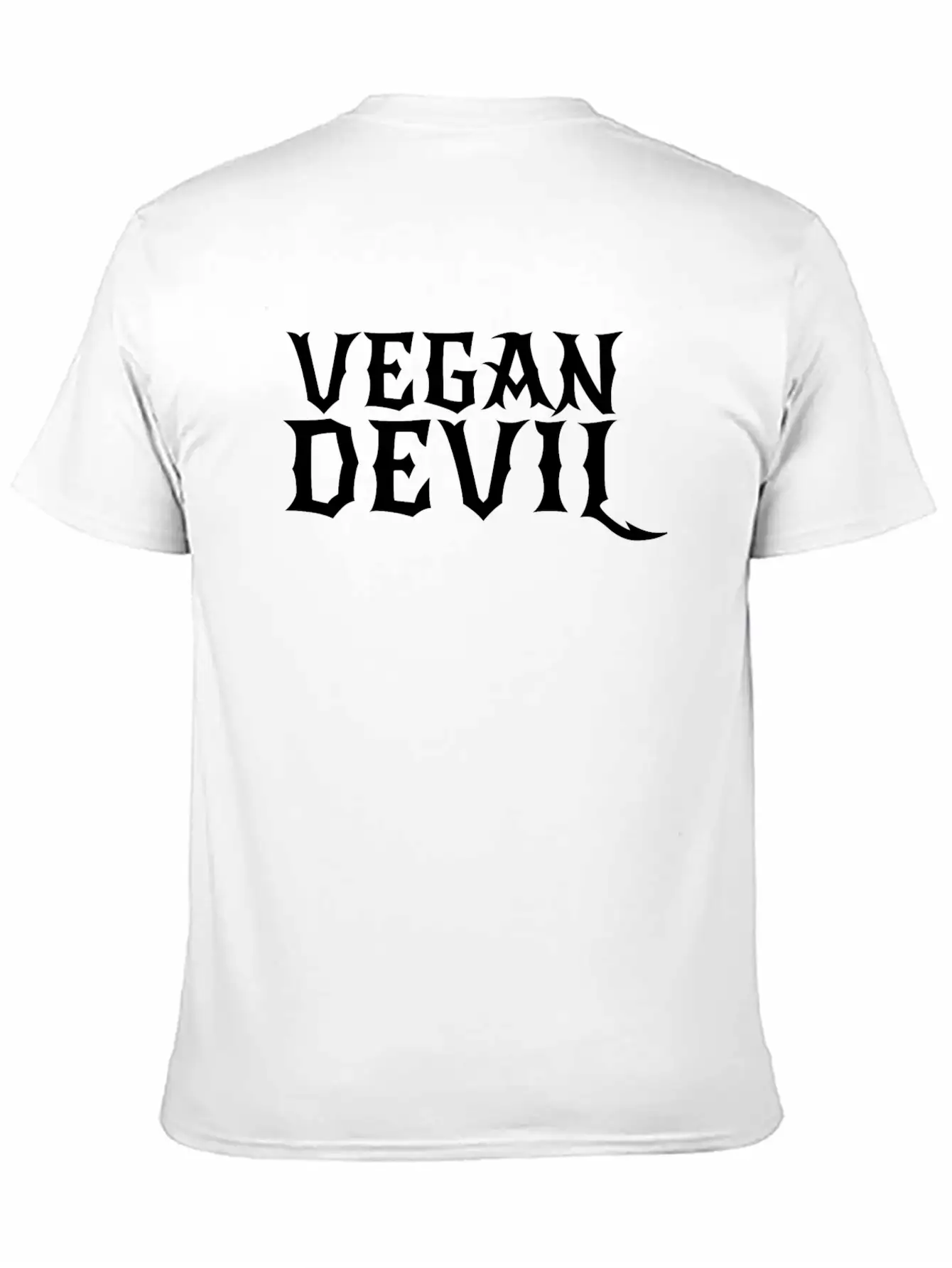 Vegan Devil Basic Graphic T-Shirt – Daily Comfort In Soft Cotton